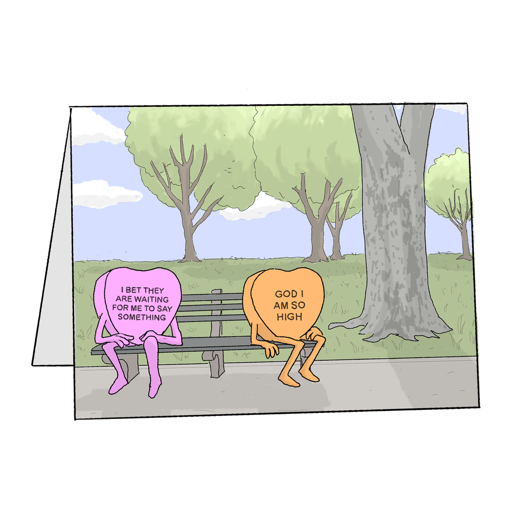 Candy Hearts Greeting Card Set — Tommy Siegel